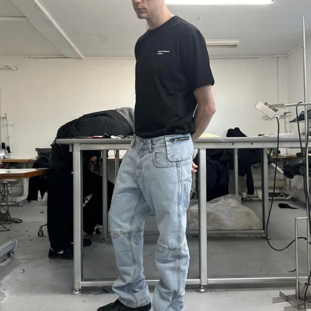 MPa BAG PANTS(steel blue) M