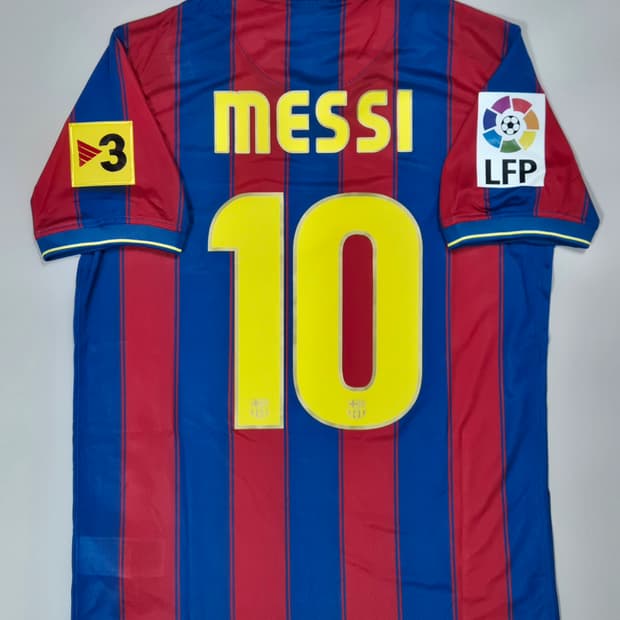 09-10 바르셀로나 홈킷 리오넬 메시 유니폼 M 레플리카