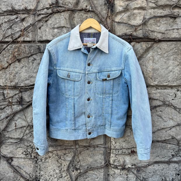 70s lee 빈티지 스톰라이더 하드페이딩 데님 웨스턴 자켓