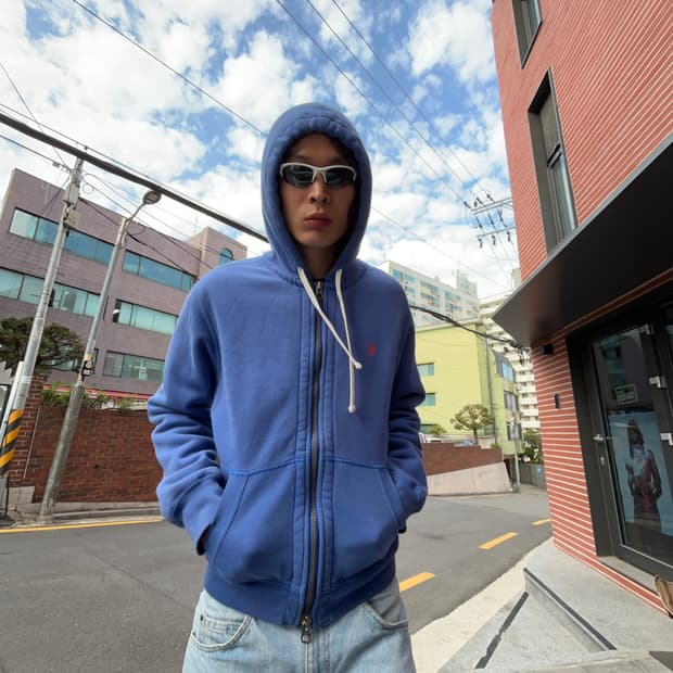 POLO RALPH LAUREN THERMAL HOOD ZIP-UP