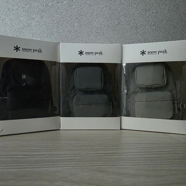 스노우피크 미니 듀얼 백팩 키링 