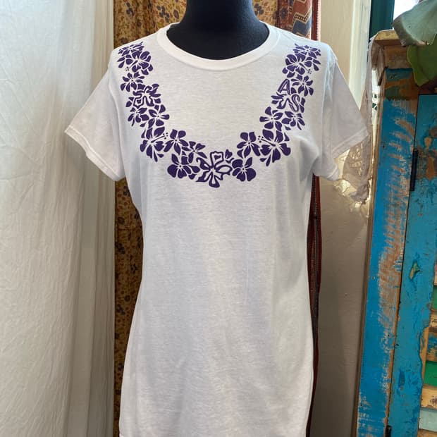 ANNA SUI 하와이안플라워 반팔티셔츠(M) 상품이미지1
