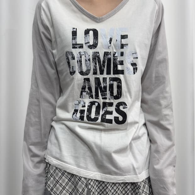 comme ca ism printing longsleeve