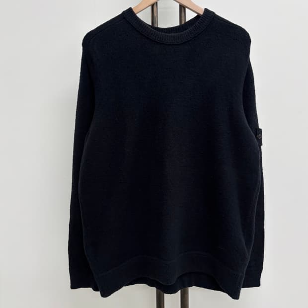 [XXL]스톤아일랜드 와펜패치 부클 니트