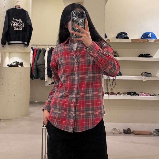 폴로 랄프로렌 포니 로고 체크 셔츠 U1022