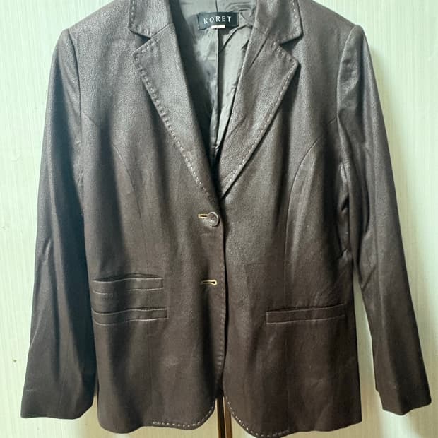 Koret 가죽 브라운 자켓