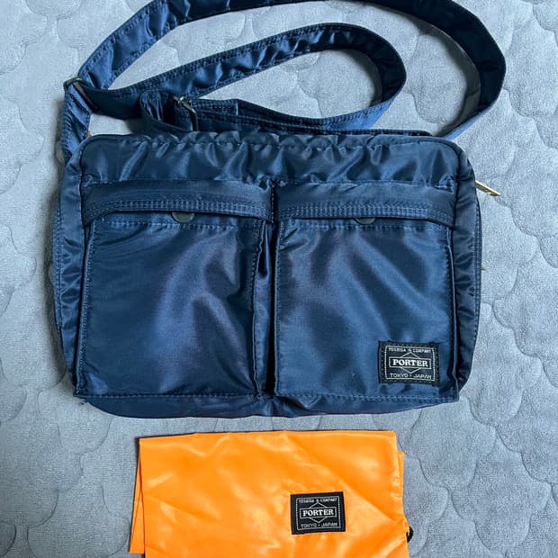 (신형!)Porter 요시다 포터 탱커 숄더백 아이언블루 S