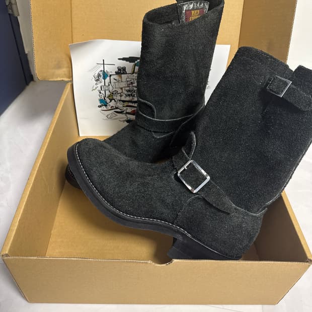 키스톤 엔지니어부츠 블랙 러프아웃 9.5E