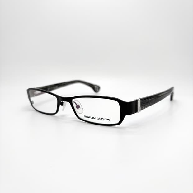 SCALINI DESIGN 매트 블랙 스퀘어 메탈테