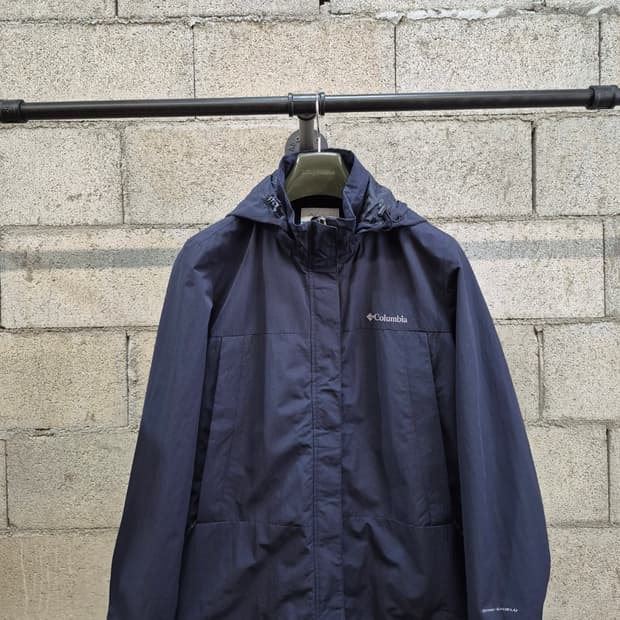 컬롬비아 네이비 후드바람막이 (L