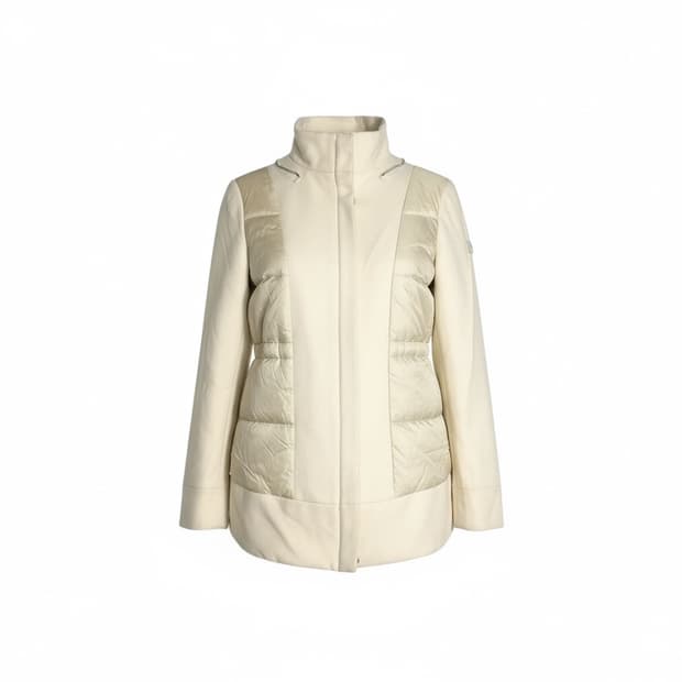 타트라스 패딩 믹스 하프 코트 