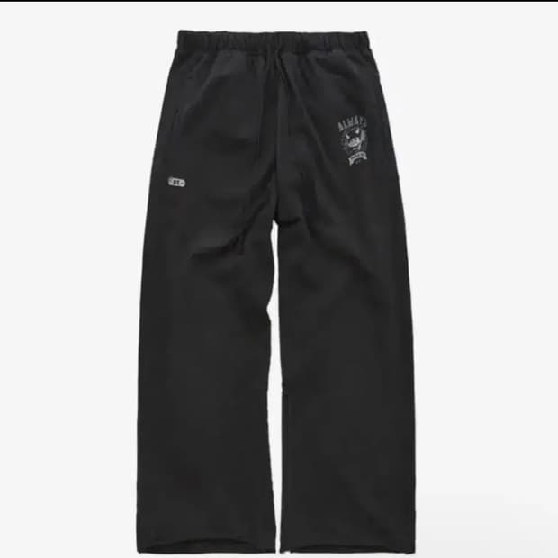 폴리테루 PE스웻팬츠 블랙