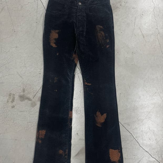 Yasuyuki ishii phyton Flare Pants (s)