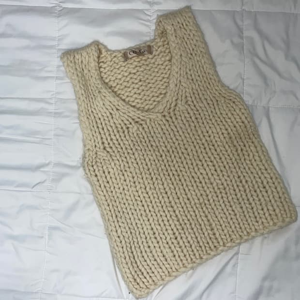 vintage knit vest