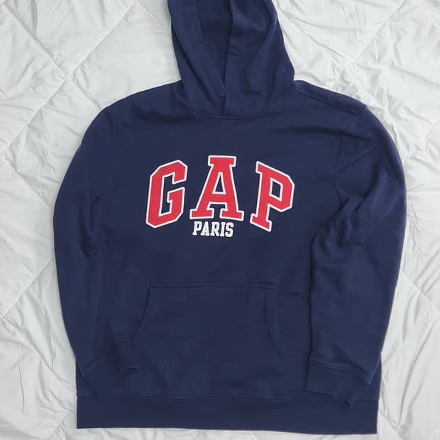 GAP- XL 네이비 후드티