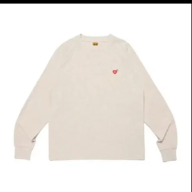 [새상품] 휴먼 메이드 래글런 롱슬리브 티셔츠 화이트 판매