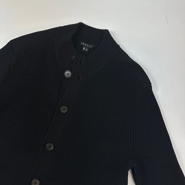 띠어리 피셔맨 울가디건 L