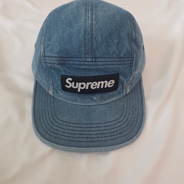 슈프림 워시드 치노 트윌 캠프캡 데님
