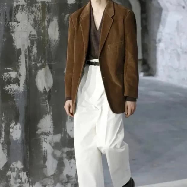 르메르 브라운 코듀로이 자켓 L