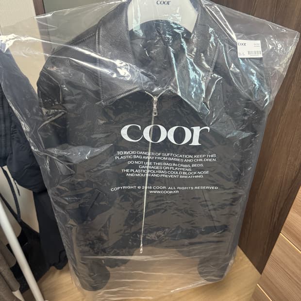 coor 쿠어 고트스킨 가죽자켓 XL 새상품 판매