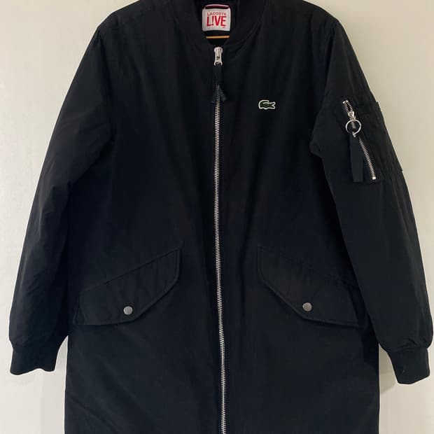 라코스테 봄버 경량 패딩 자켓