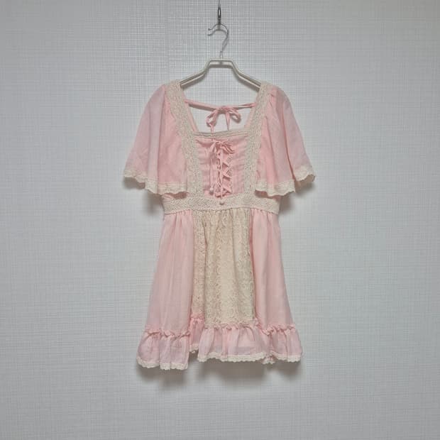 리즈리사 초고전템 히메갸루 핑크 원피스