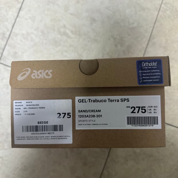 아식스 젤 트라부코 테라 275