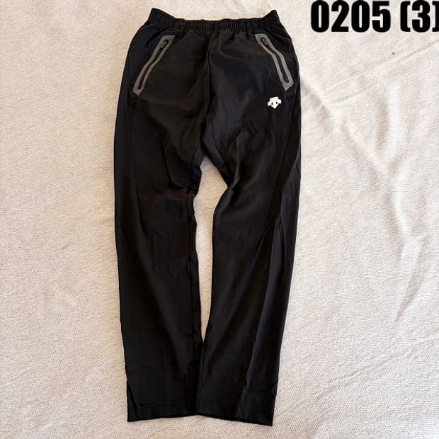 [실측확인] 데상트 여성 블랙 트레이닝 트랙 팬츠 0205(3)