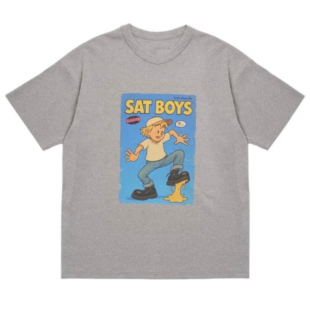 Stu 25ss Sat Boys반팔 m사이즈