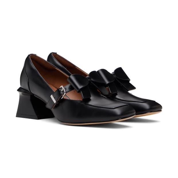 (36,37,38) 슈슈통 스퀘어토 미드힐 25FW