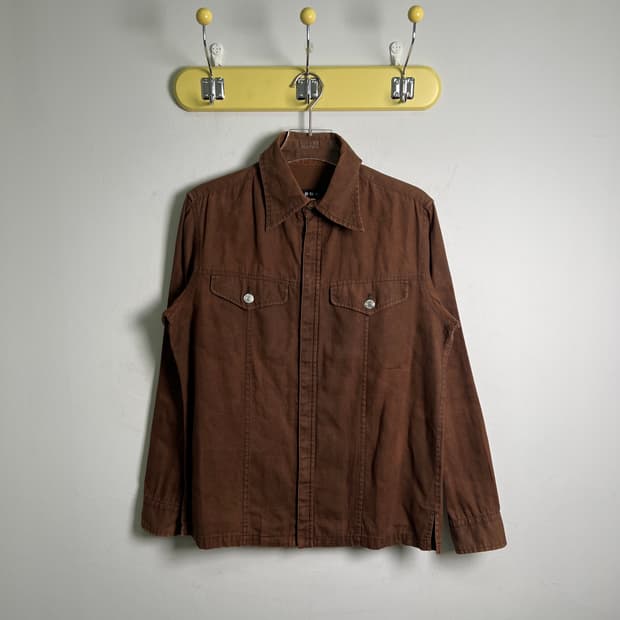Abx 브라운 코튼 트러커 자켓 