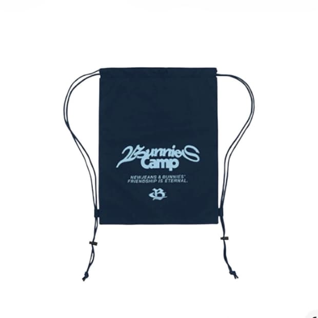 (새상품) 뉴진스 버니즈 캠프 짐색 네이비