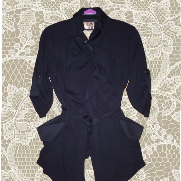 긱시크 와투케 고딕 빈티지 가디건