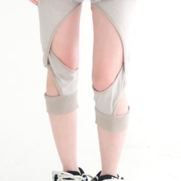 샵페어리 레깅스 cotton mesh cross up leggings