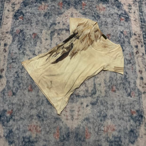 Goa 00s archive feather top