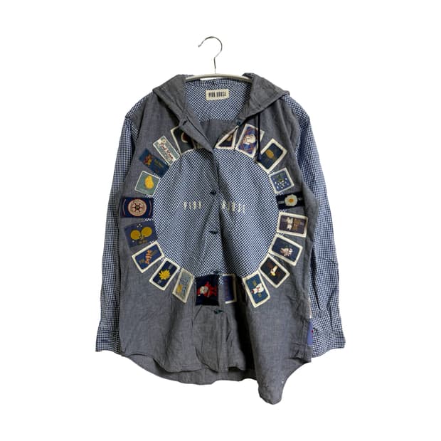 핑크 하우스 후드 자켓