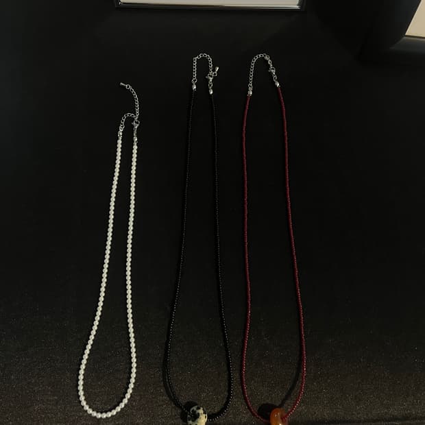 [Handmade] Rustic 비즈 목걸이