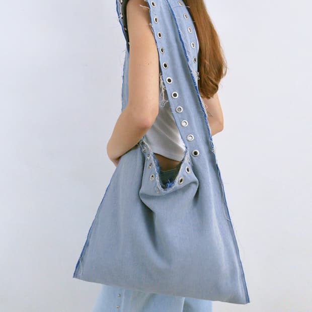 폴리수엠 데님 백