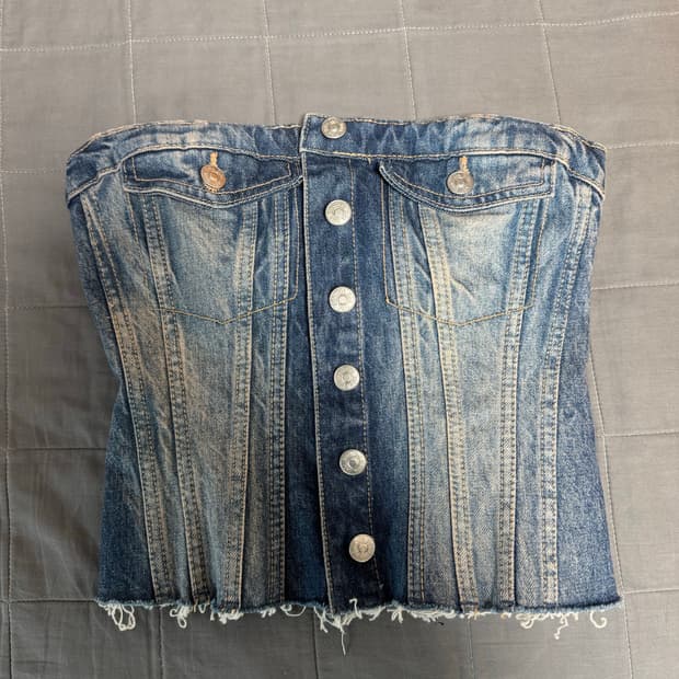 자라 데님탑 s사이즈