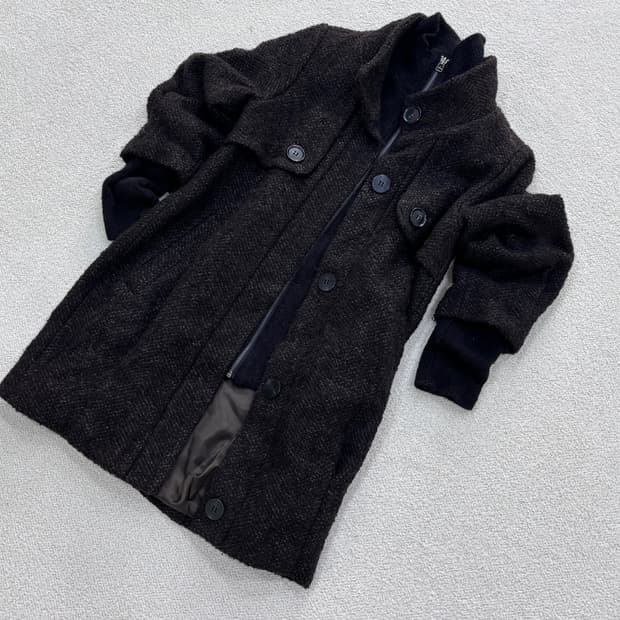 S BNX 여성 울 헤링본 코트 자켓 0325E