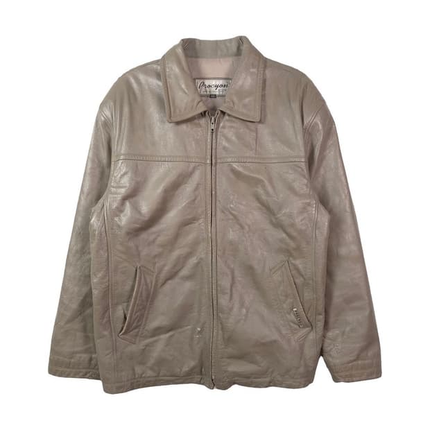 Procyon 리얼 카우하이드 레더 워크 자켓 XL