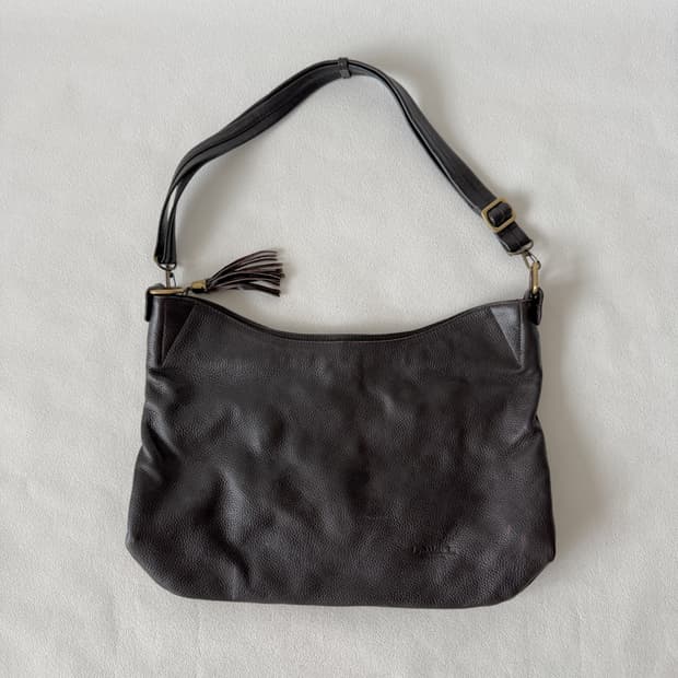 Pre owned 레더 크로스백(토트 가능)