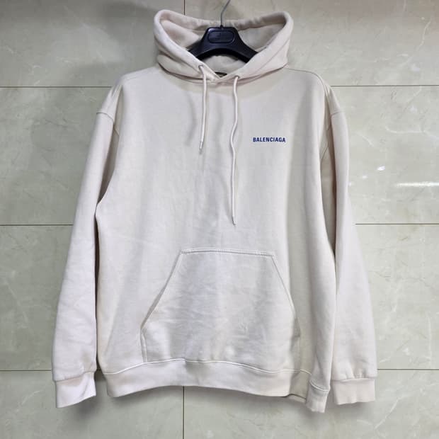 {클로젯}[M/백화점판]발렌시아가 백로고 후드티