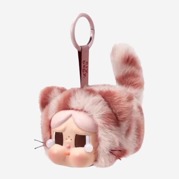 팝마트 크라이베이비 표범 핑크 냥이