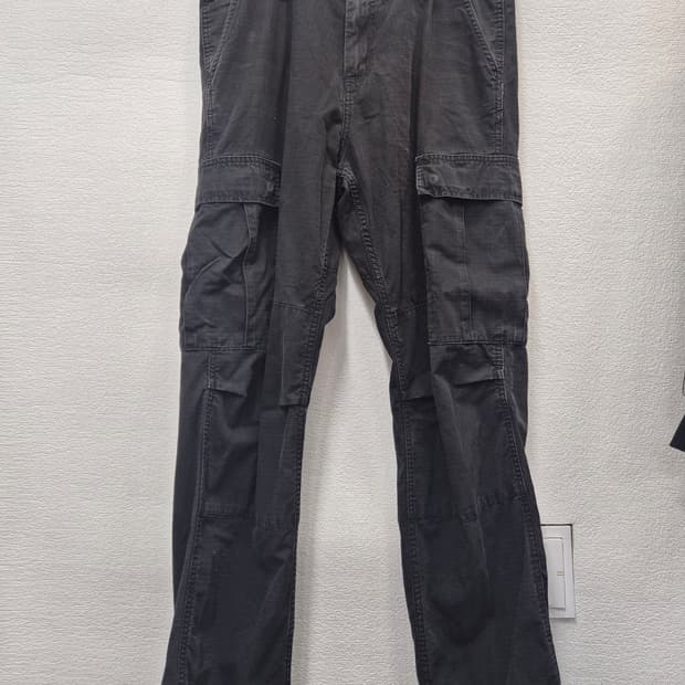 칼하트 블랙 카고 바지 팬츠 / 32 (정품)