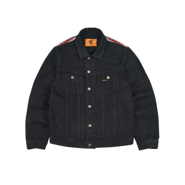ersco 데님 트러커 자켓 블랙 2