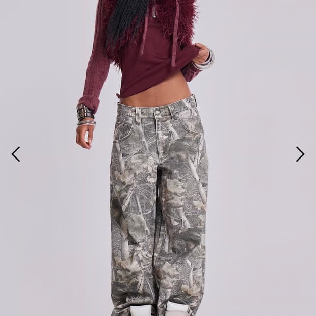 Woodland camo pants