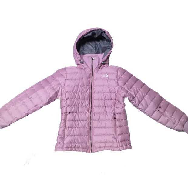 노스페이스 600 구스 다운 경량패딩 베이비 핑크