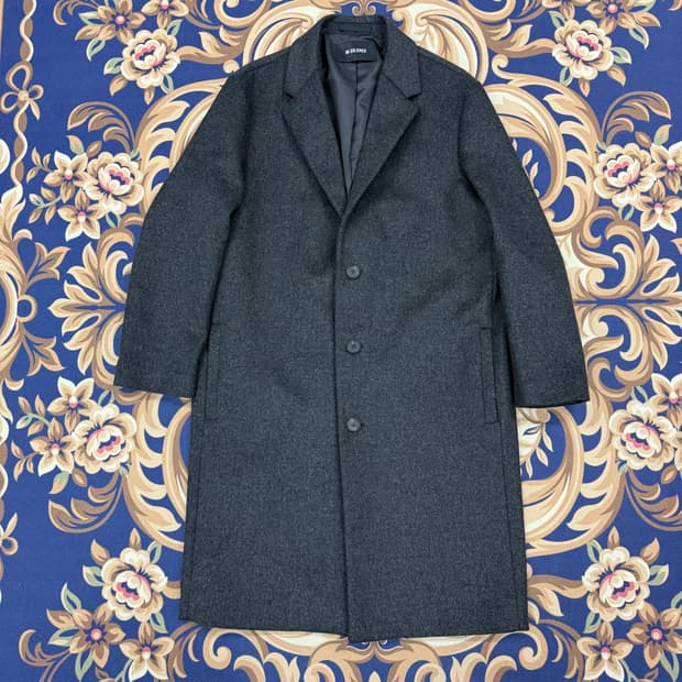 (L)인사일런스 INSILENCE 울캐시미어 코트(차콜)