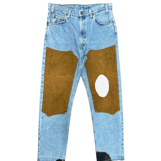 90's levi's rpair jeans